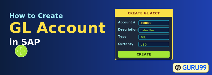 How to Create GL Account in SAP FS00