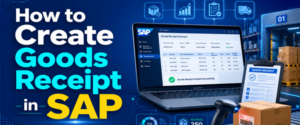 How to Create Goods Receipt in SAP