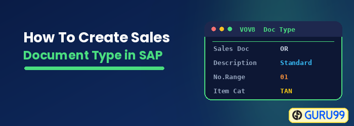 Comment créer un type de document de vente dans SAP