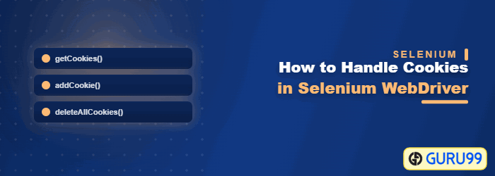 Как работать с файлами cookie в Selenium Вебдрайвер