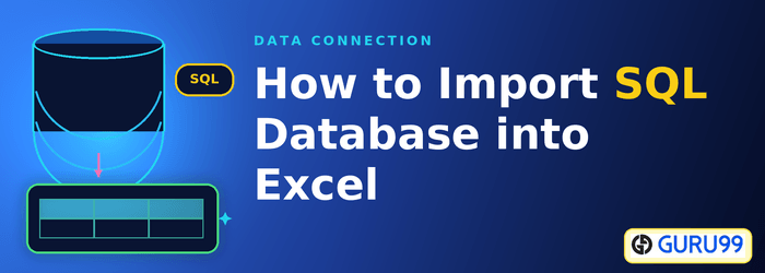 Hogyan importáljunk SQL adatbázist Excelbe