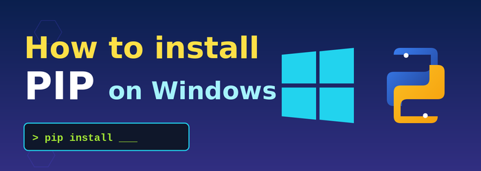 PIP nasıl kurulur Windows