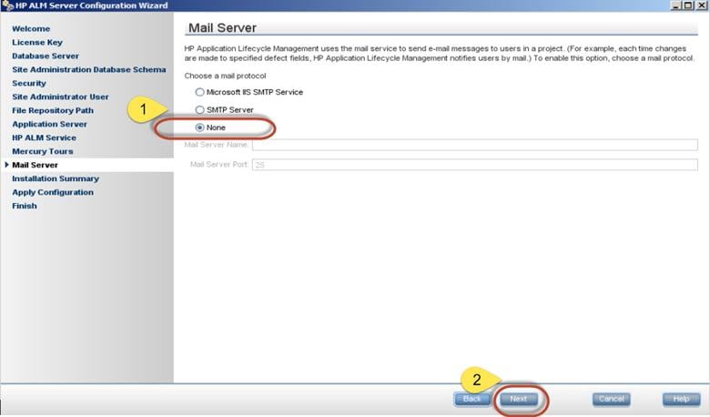 HP ALM Server Configuration