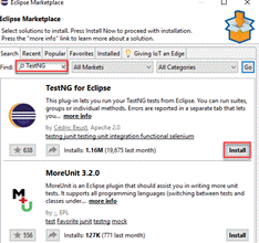 How to Install TestNG in Eclipse