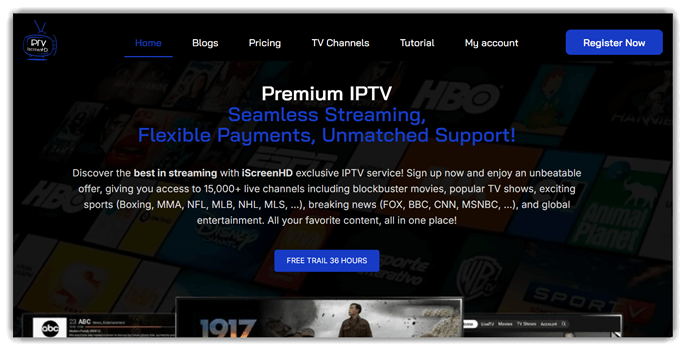 iScreenHD IPTV