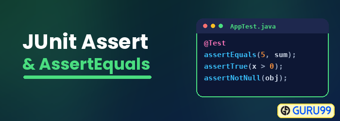 JUnit Assert and AssertEquals
