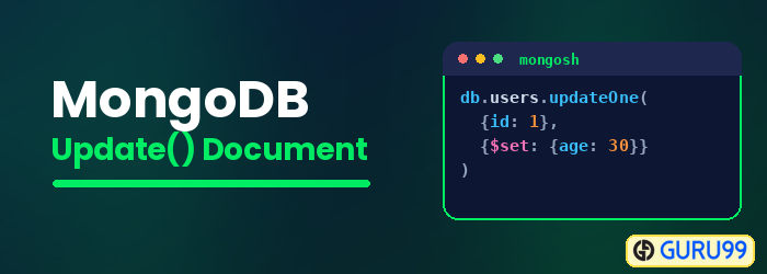 MongoDB Actualizare() document