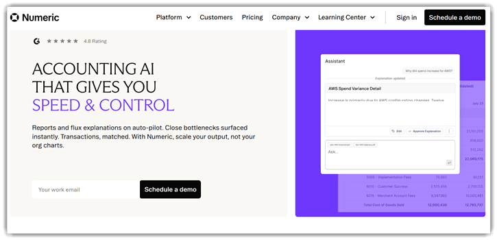 Numeric AI Accounting Software