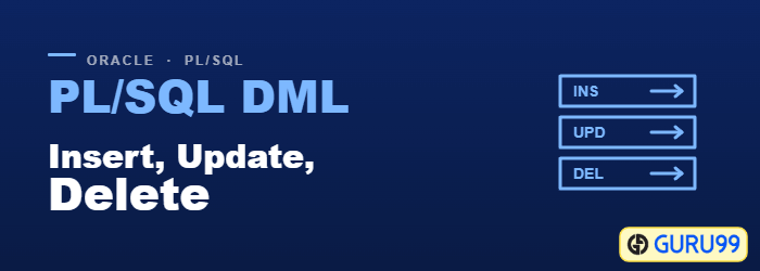 Oracle PL/SQL Insert Update Delete Select Into
