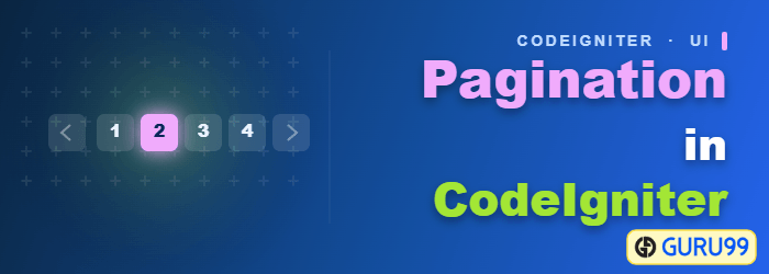 Pagination in CodeIgniter