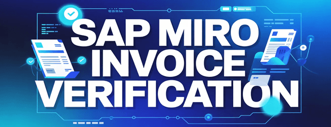 Comment effectuer une vérification de facture dans SAP