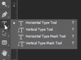 Photoshop text tool