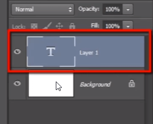 Photoshop text tool