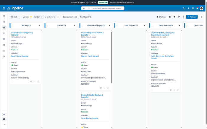 Конвейер CRM