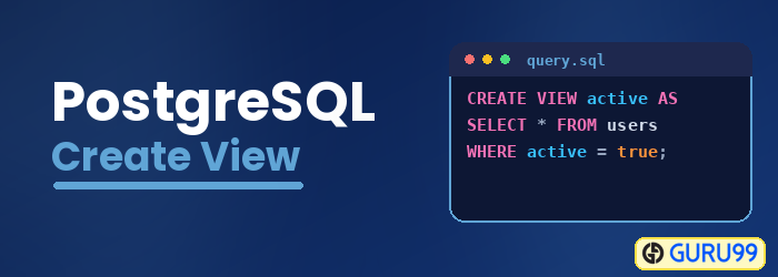 PostgreSQL Create View