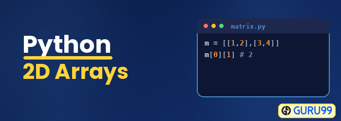 Python 2D Array