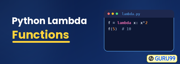 Python Funkce lambda