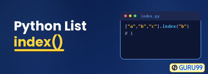 Python List index()
