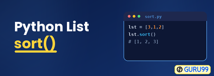 Python Loendi sortimine()