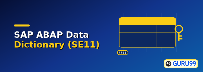 SAP ABAP Data Dictionary SE11