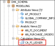 SAP HANA Calcolo Visualizzare Tutorial