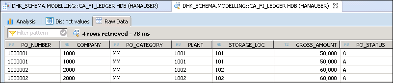 SAP HANA výpočet Zobrazit tutoriál