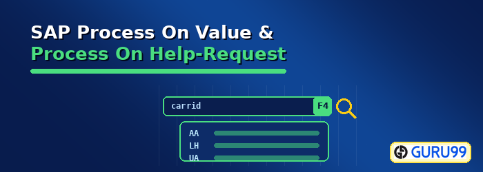 SAP Process On Value and Process On Help Request
