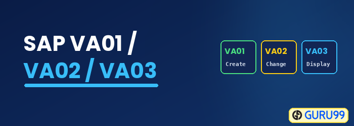 SAP Sales Order using VA01, VA02, VA03