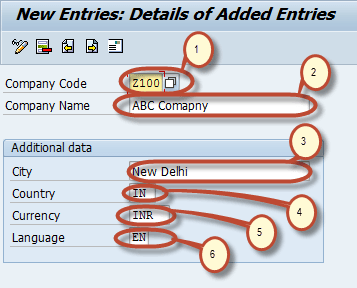 Define Company Code in SAP