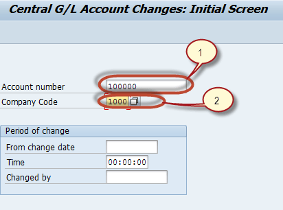 Gl Account In Sap Tutorial Create Display Block Delete Fs00