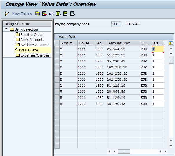 Datetime value