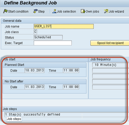 SAP Background Job Processing SM36: Creare, pianificare,riprogrammare