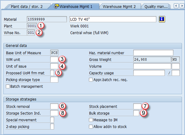 Warehouse Management 1 View