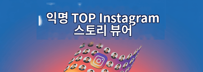 최고 익명 Instagram 시청자들이 볼 스토리