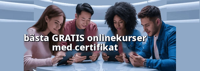 Bästa gratis onlinecertifieringar