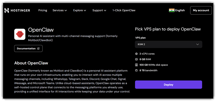 Hostinger OpenClaw Hosting