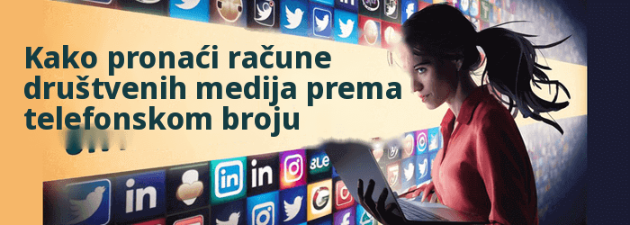Kako pronaći nekoga na svim društvenim mrežama