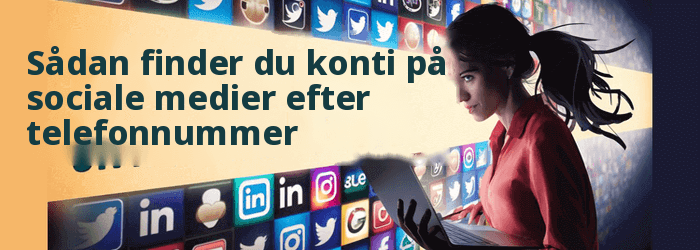 Sådan finder du nogen på alle sociale netværk