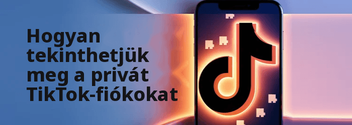 Privát TikTok-fiókok megtekintése