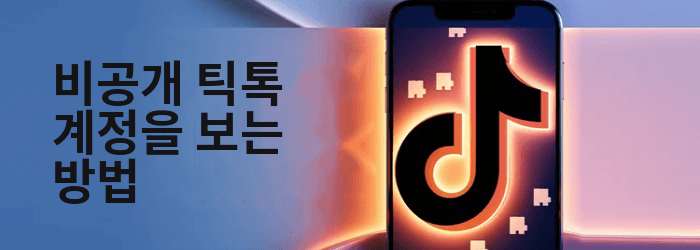 비공개 틱톡 계정을 보는 방법