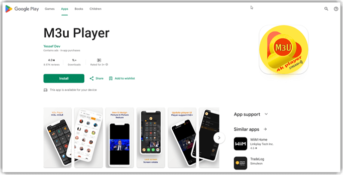 M3u Player