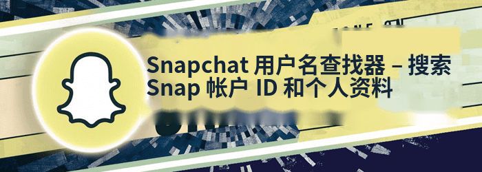 Snapchat 用户名搜索