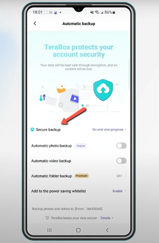 TeraBox File Backup