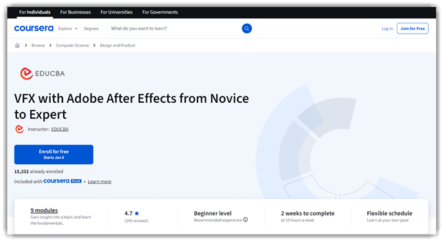 VFX with Adobe After Effects from Novice to Expert