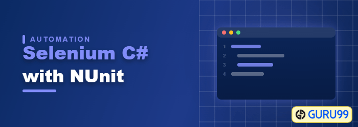 Selenium C# automation with the NUnit test framework