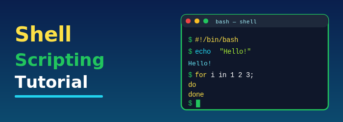 Shell Scripting Tutorial