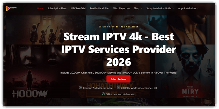 Stream IPTV 4K