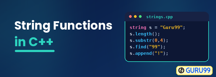 C++ String Functions