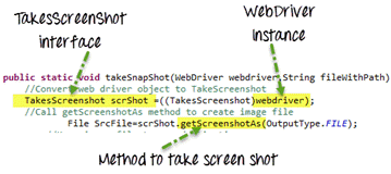 How to Take Screenshot in Selenium WebDriver