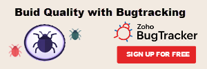 Zoho BugTracker Mobile Banner